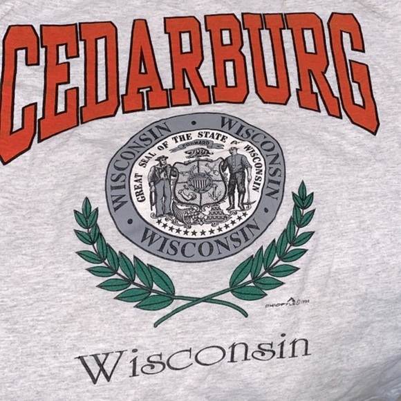 Cedarsburg Wisconsin graphic tank top size large - Picture 6 of 7